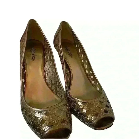 STUNNING Charles by Charles David sequin Metalic bronze/brown 🤎 - Picture 5 of 9